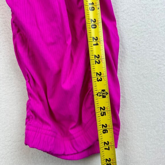 Ivivva by Lululemon Girl Size 14 Hot Pink Scrunched Pants Capri Athleisure Dance - Picture 3 of 13